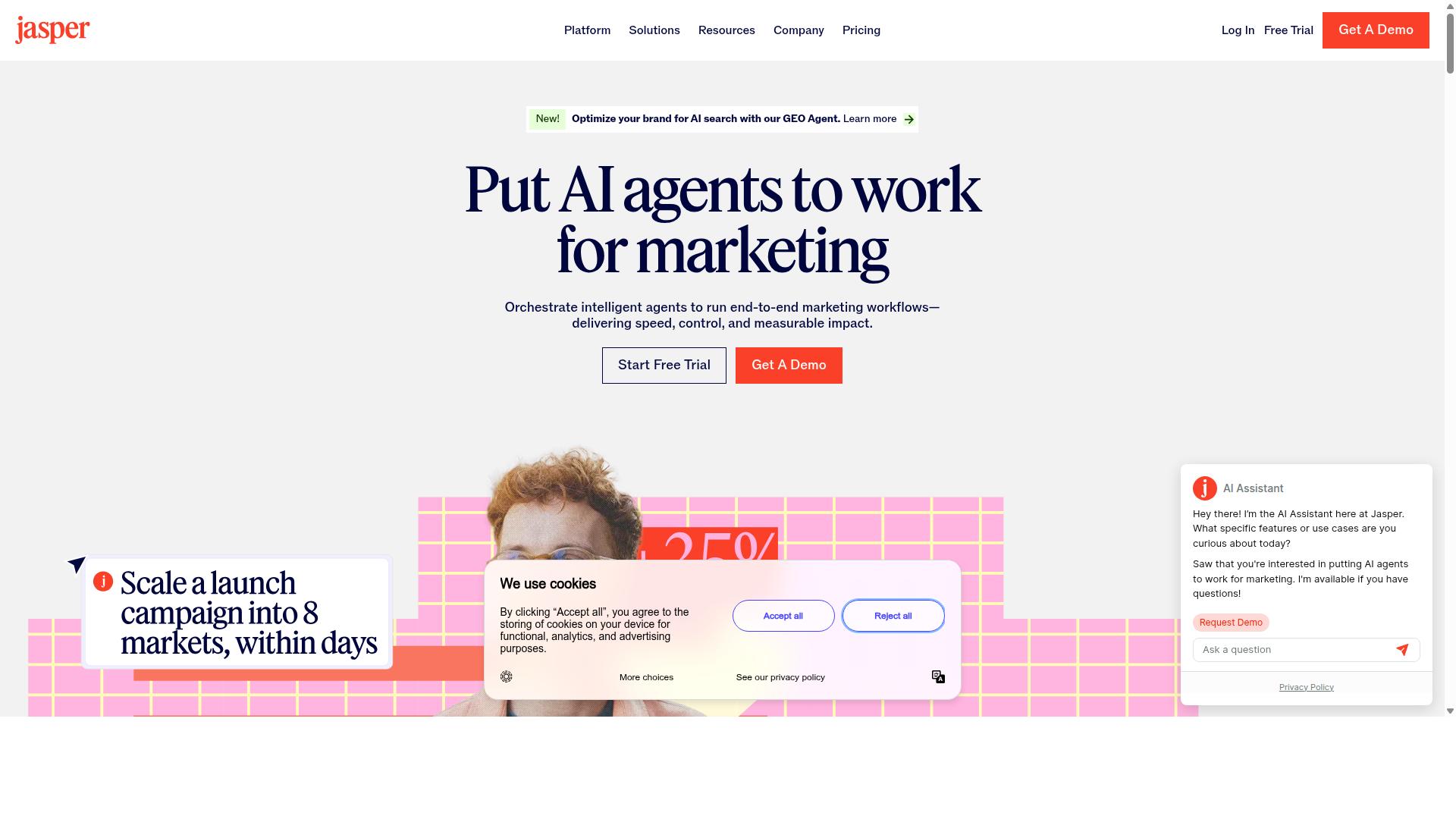 Jasper website